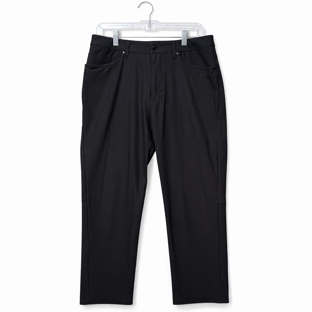 Lululemon ABC Pants Mens 31 Black Stretch 5 Pocket Casual Golf Tech